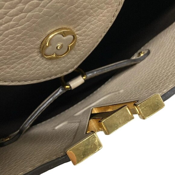 Auth LOUIS VUITTON Capsine MM M42253 Galet Capucines - TR4137 Handbag - Picture 11 of 16